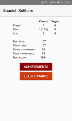 Spanish Solitaire android App screenshot 7